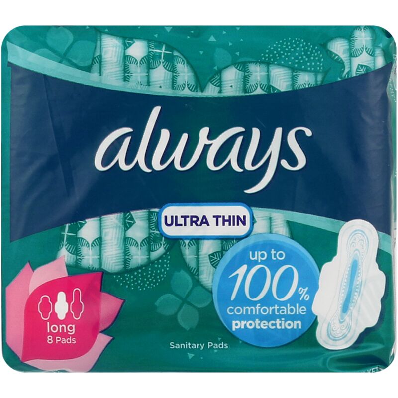 ALWAYS ULTRA SUPER PLUS PADS WITH WINGS – 8S