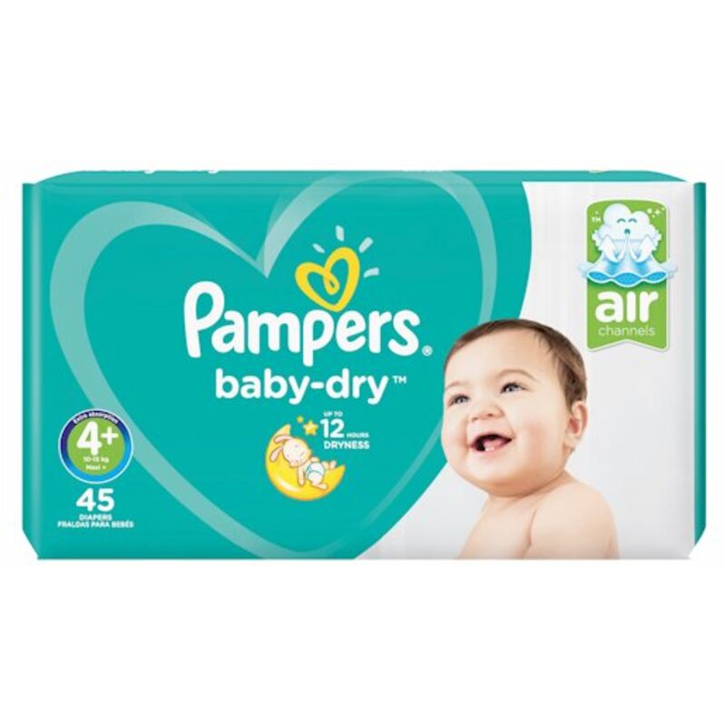 PAMPERS ACTIVE BABY MAXI PLUS VP – 45S