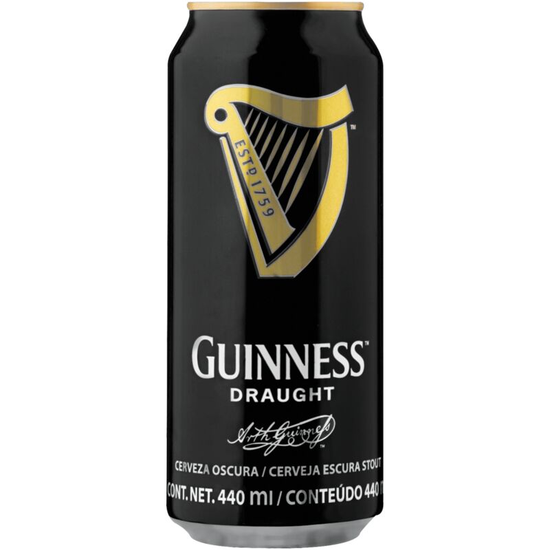 GUINNESS DRAUGHT CANS – 440ML