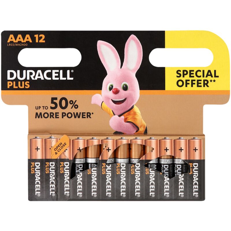 DURACELL PLUS POWER AAA ECONOMY – 12S