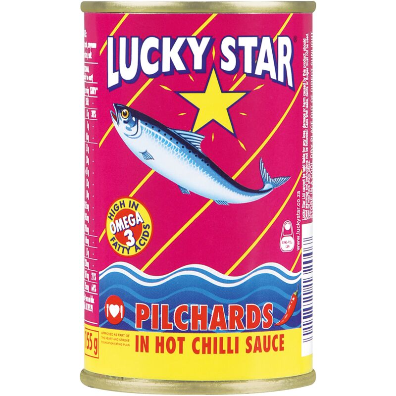 LUCKY STAR PILCHARDS CHILLI – 155G