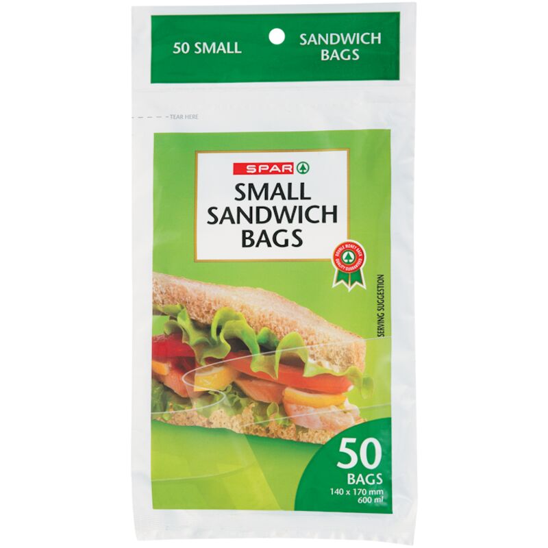 SPAR SANDWICH BAG SMALL – 50S
