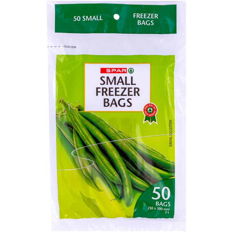 SPAR FREEZER BAGS SMALL – 50S