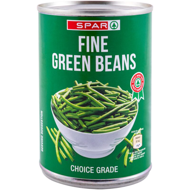 SPAR FINE GREEN BEANS – 410G