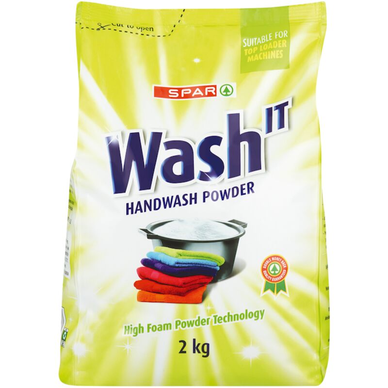 SPAR WASH IT HAND WASH POWDER – 2KG