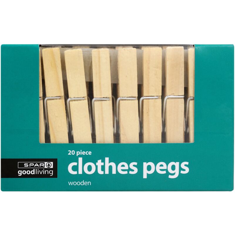 GOOD LIVING CLOTHES PEGS WOODEN – 20S