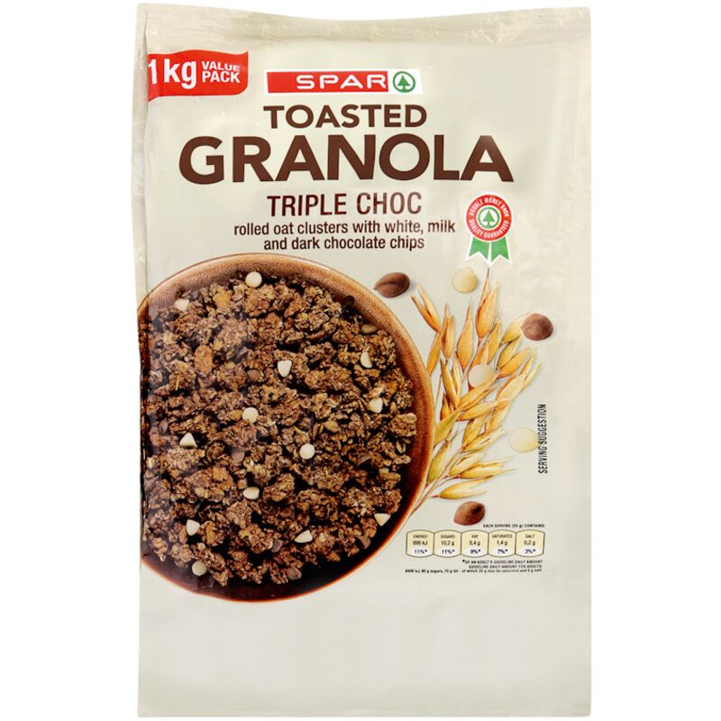 SPAR GRANOLA TRIPLE CHOCOLATE – 1KG
