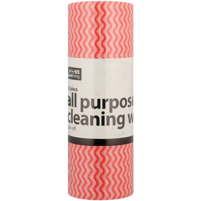 GOOD LIVING ALL PURPOSE CLEANING WIPES TEAR-OFF – 25S