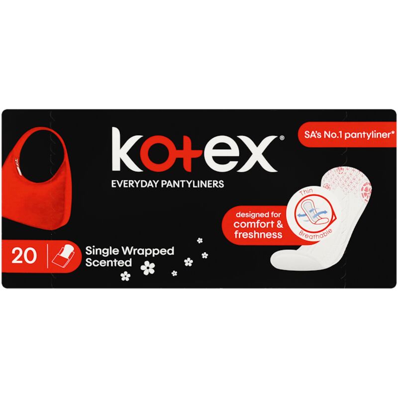 KOTEX SCENTED PANTY LINERS – 20S