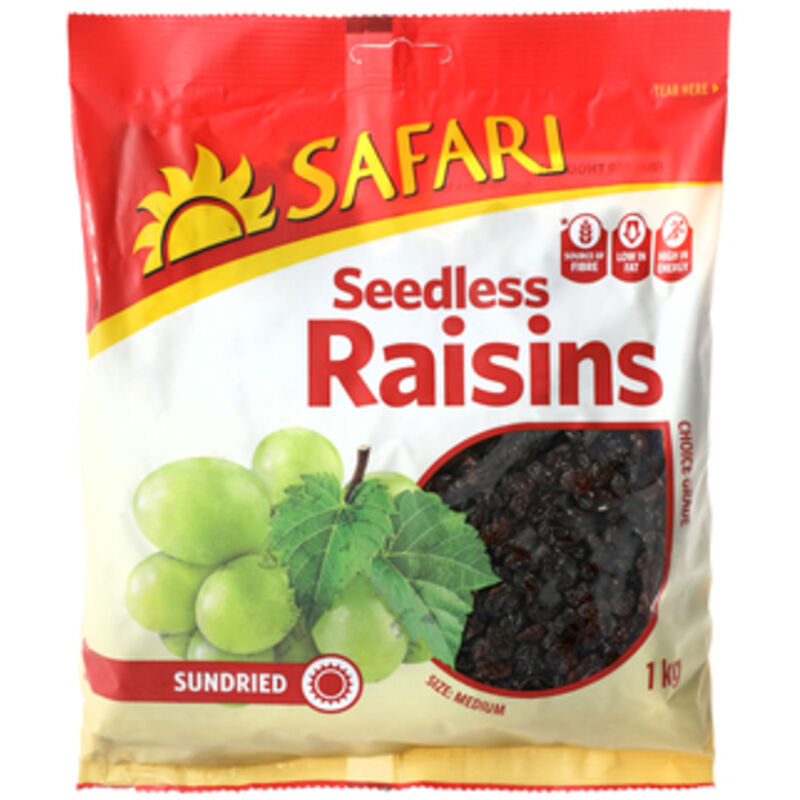 safari raisins 1kg price