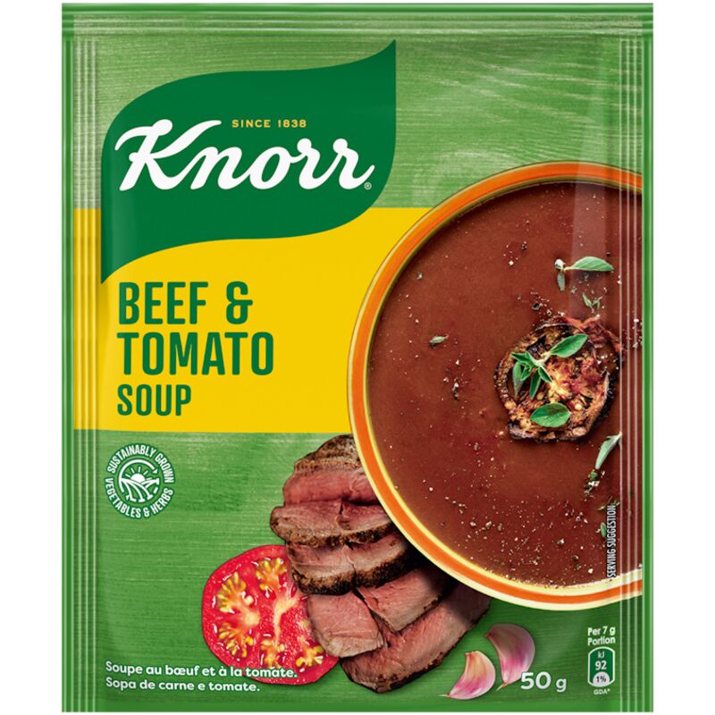 KNORR SOUP RICH BEEF & TOMATO – 50G