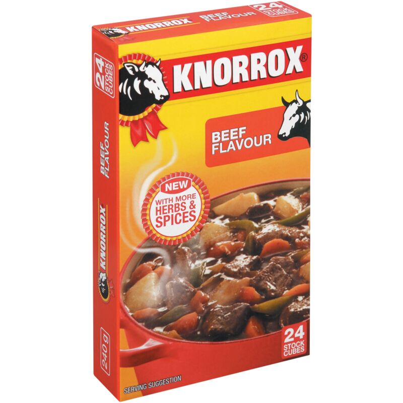 KNORROX STOCK CUBES BEEF – 24S