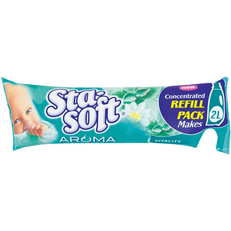 STA SOFT AROMA THERAPY FABRIC SOFTENER VITALITY REFILL – 500ML