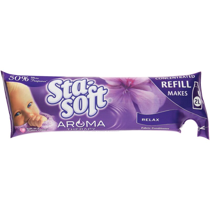 STA SOFT AROMA THERAPY FABRIC SOFTENER RELAX REFILL – 500ML