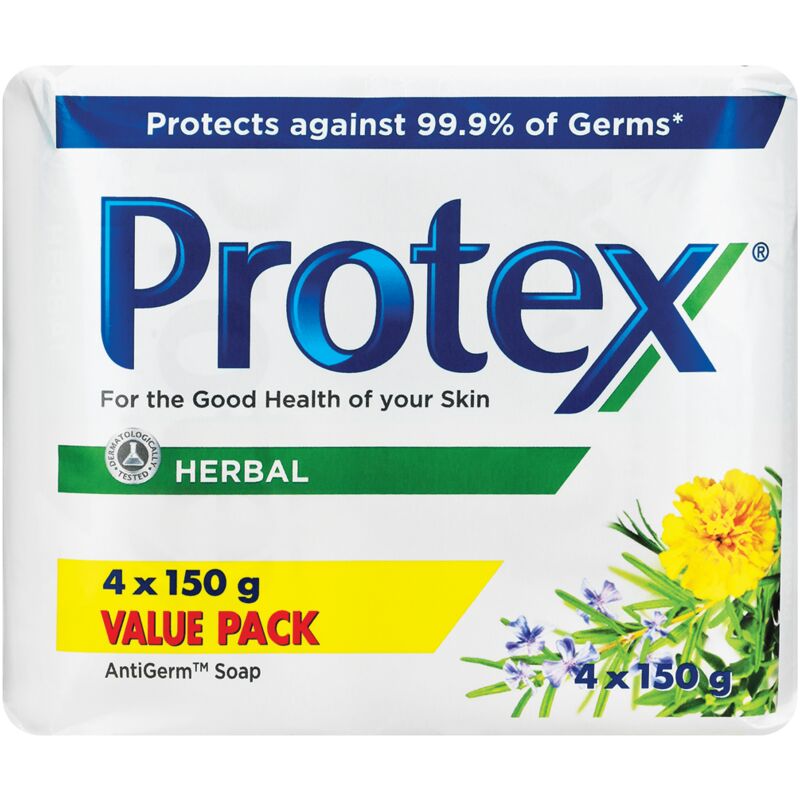PROTEX SOAP REGULAR HERBAL 4S – 150G
