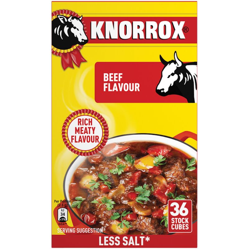 KNORROX STOCK CUBES BEEF – 36S