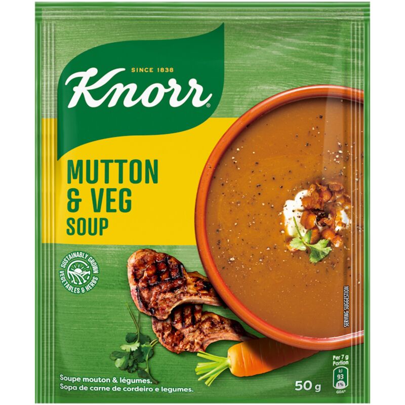 KNORR SOUP MUTTON AND VEGETABLE – 50G