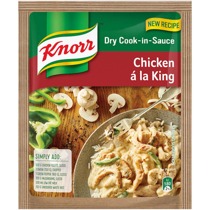 KNORR DRY COOK-IN-SAUCE CHICKEN A LA KING – 48G