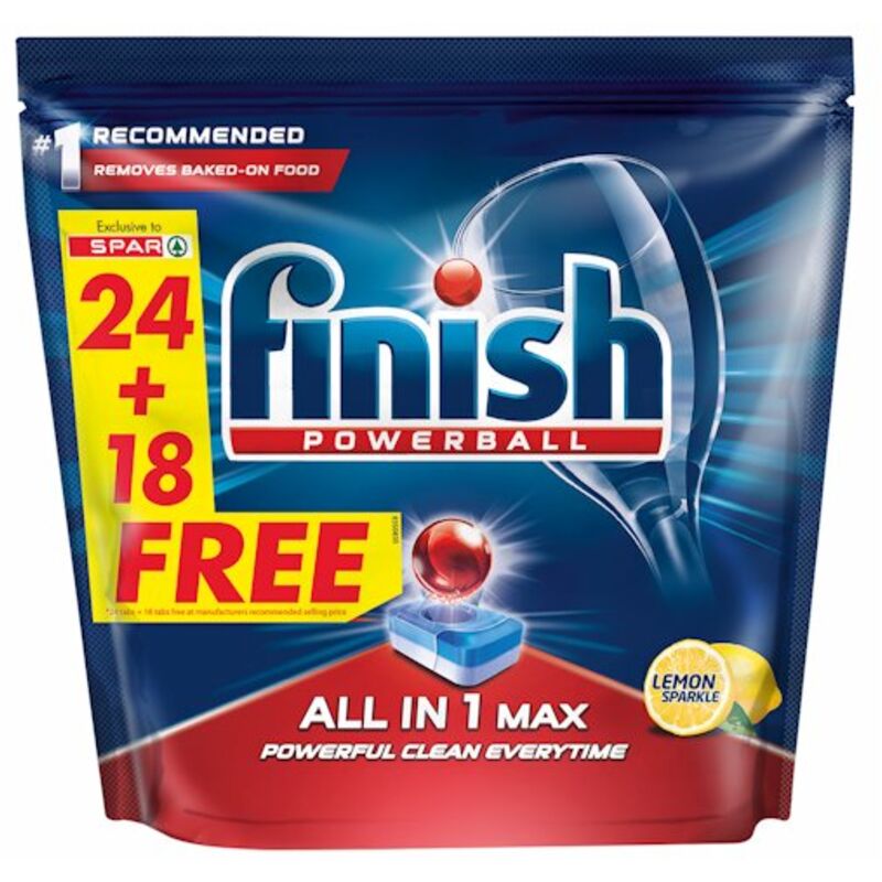 FINISH ALL IN ONE AUTO DISHWASH TABLETS – 42S