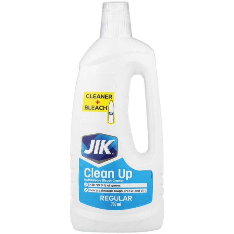 JIK CLEAN UP MULTIPURPOSE CLEANER LIQUID REGULAR – 750ML
