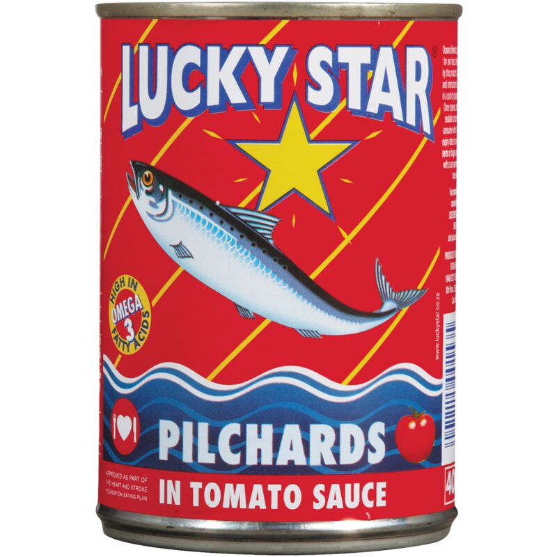 LUCKY STAR PILCHARDS IN TOMATO SAUCE – 400G
