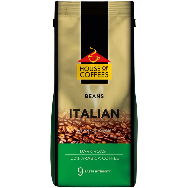 HOUSE OF COFFEES BEANS ITALIAN BLEND – 250G