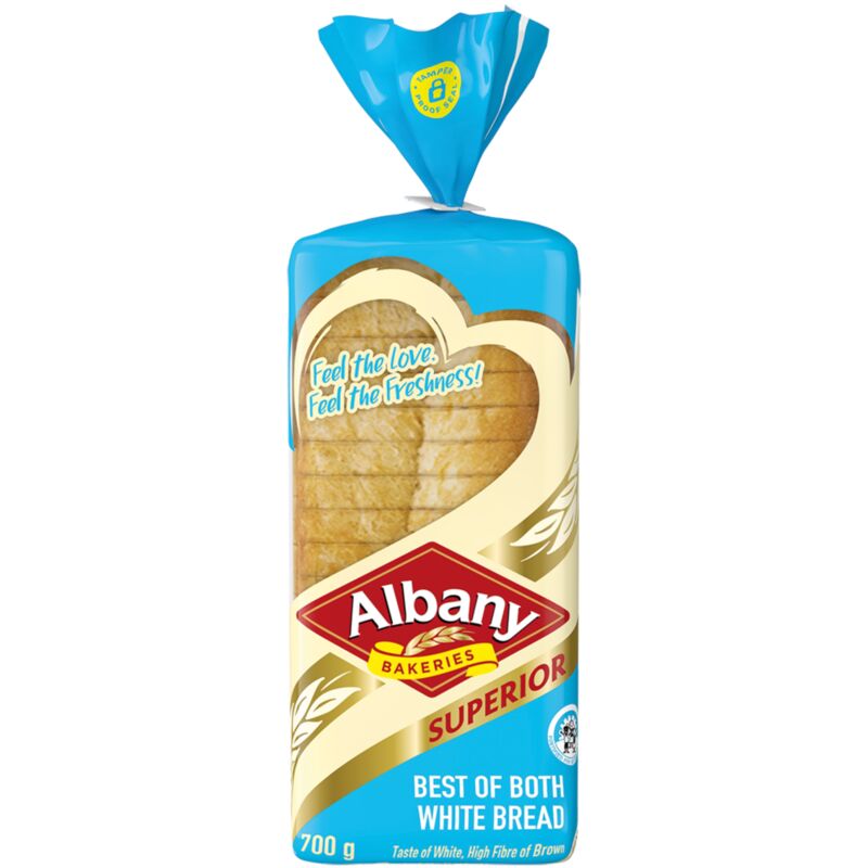 ALBANY BREAD SUPERIOR BEST OF BOTH – 700G