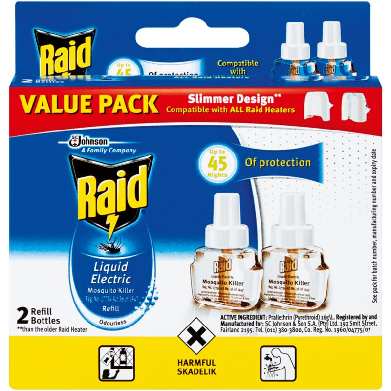 RAID ELECTRIC INSECT KILLER REFILL – 2S