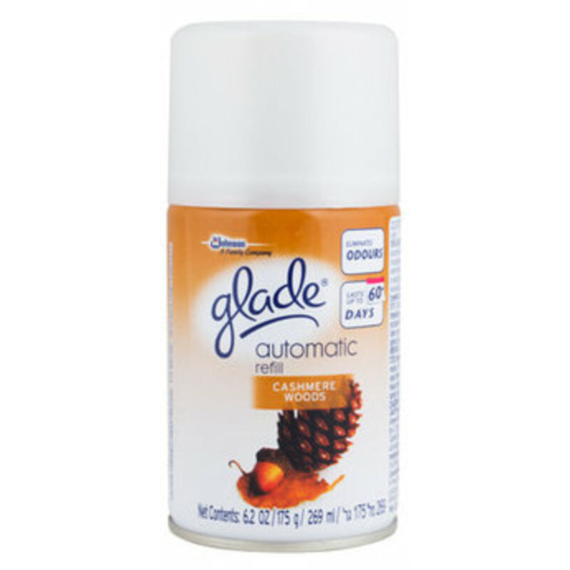GLADE AUTOMATIC SPRAY CASHMERE WOODS REFILL – 269ML