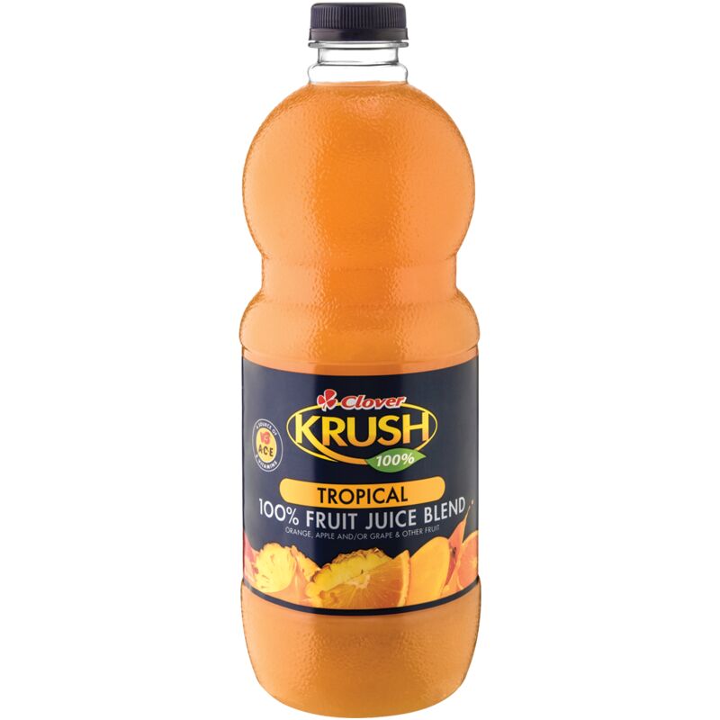 KRUSH 100% TROPICAL PUNCHH FRUIT JUICE BLEND – 1.5L