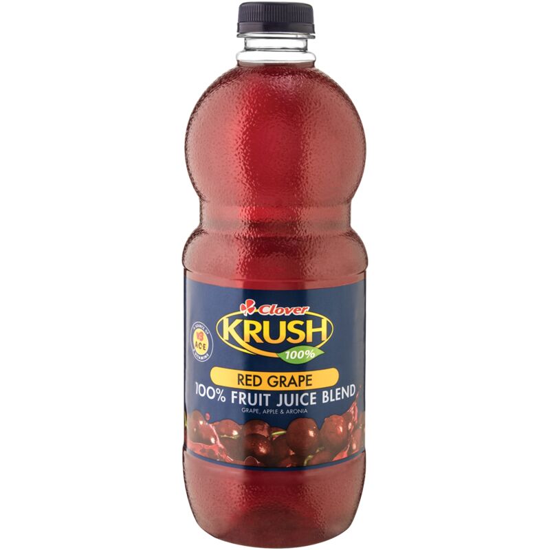 KRUSH 100% FRUIT JUICE RED GRAPE – 1.5L