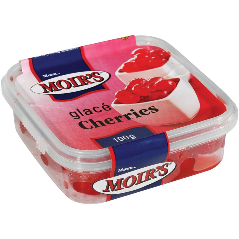 MOIRS GLACE CHERRIES RED – 100G