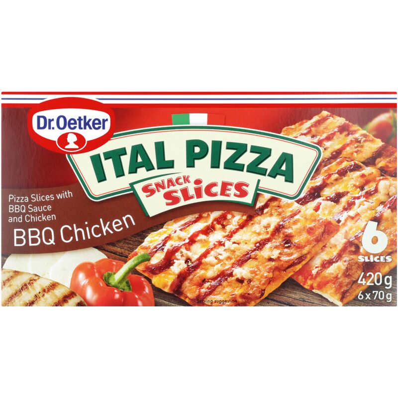 DR OETKER ITAL PIZZA SLICES BBQ CHICKEN 6S – 420G