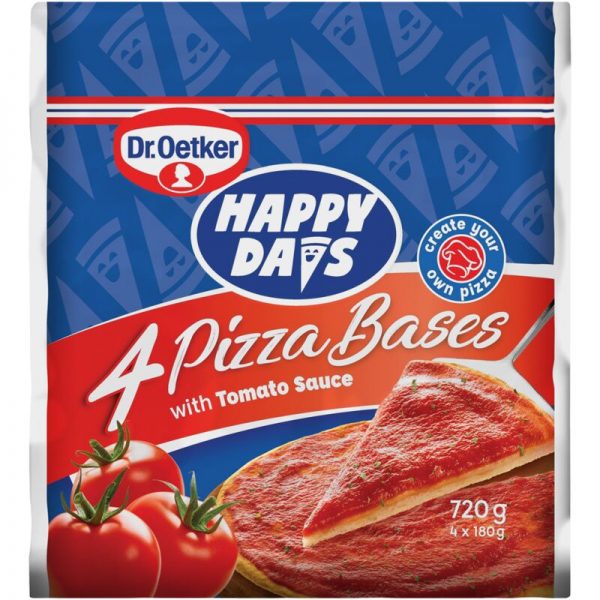 DR OETKER HAPPY DAYS PIZZA BASES 4S 180G Midstream SPAR Online Shop