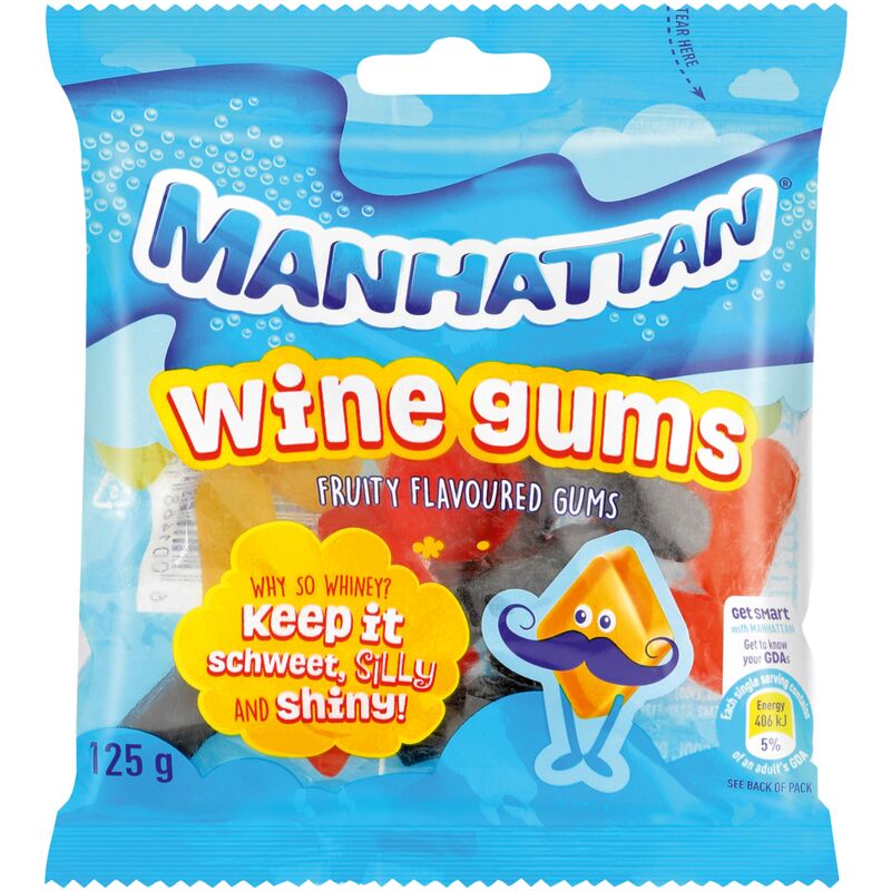 MANHATTAN WINE GUMS – 125G