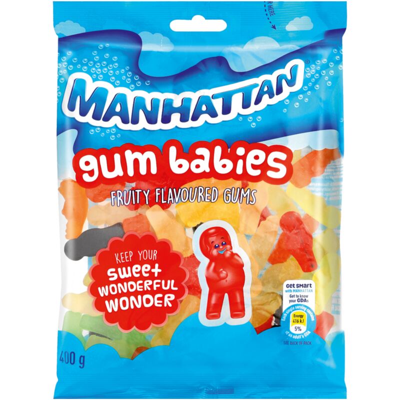 MANHATTAN GUM BABIES – 400G