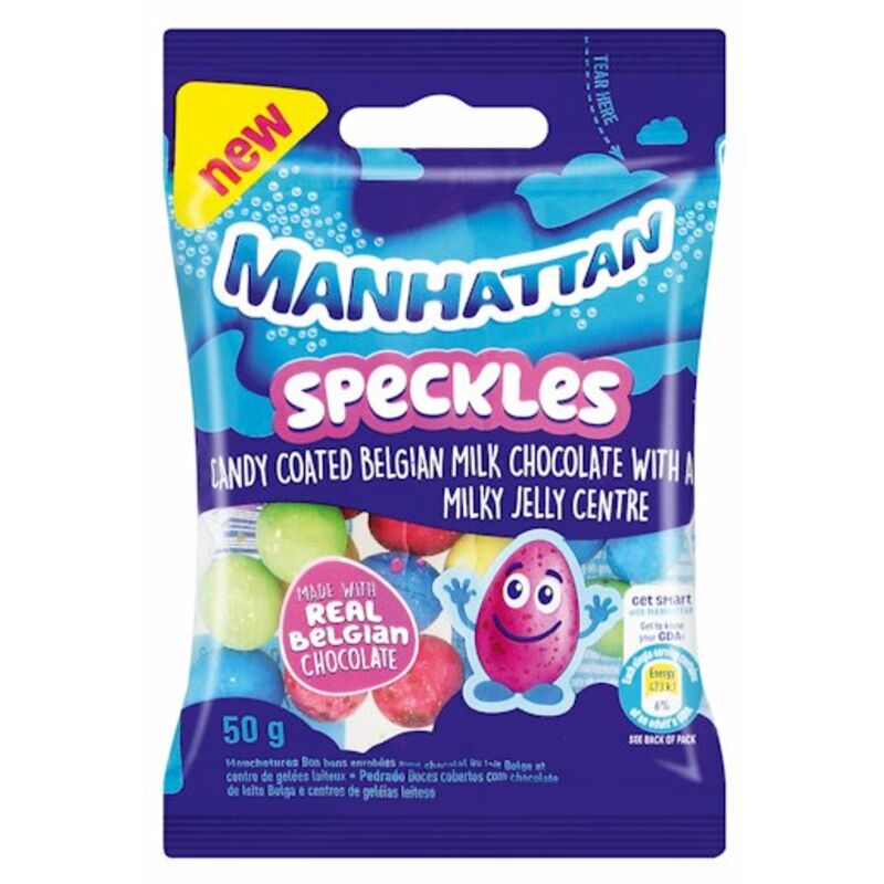 MANHATTAN SPECKLES CHOCOLATE – 50G