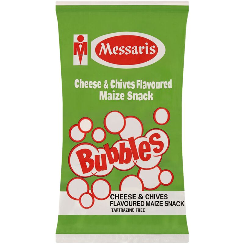 MESSARIS BUBBLES CHEESE CHIVES – 100G