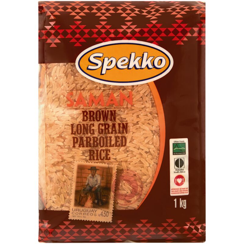 SPEKKO RICE SAMAN BROWN – 1KG