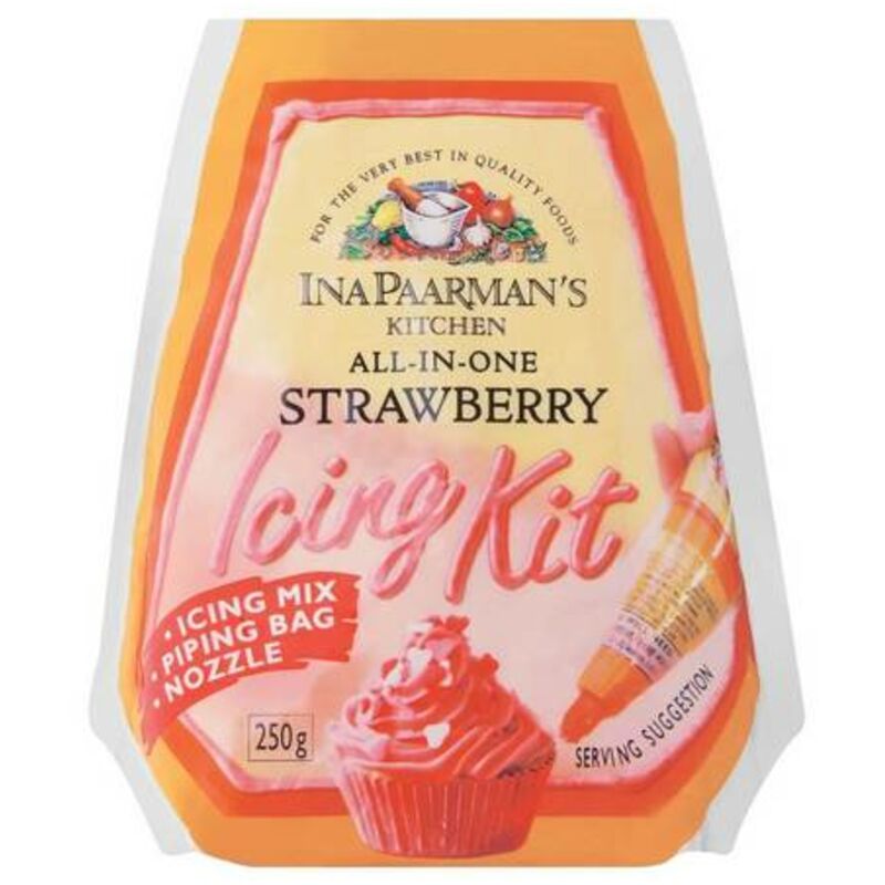 INA PAARMANS STRAWBERRY ICING KIT – 250G