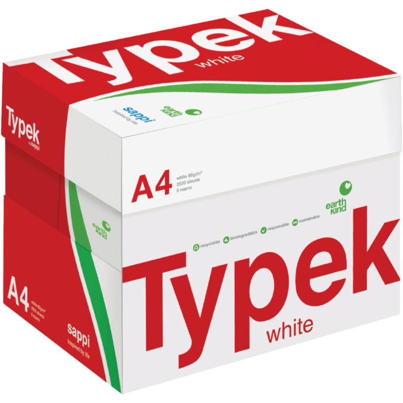TYPEK OFFICE PAPER A4 80GSM BOX – 1S X 5