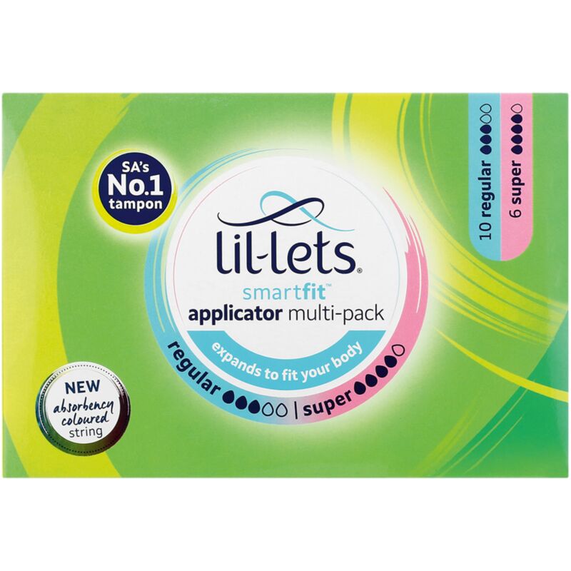 LIL-LETS MULTI PACK APPLICATOR TAMPONS – 16S