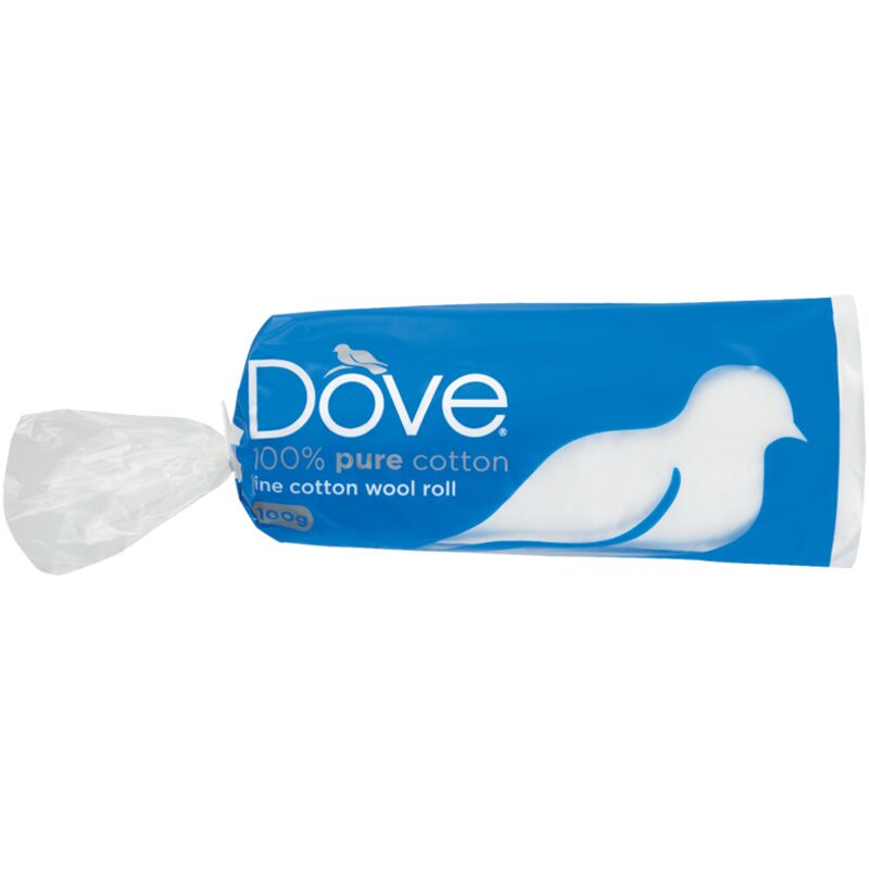 DOVE COTTON WOOL ROLL – 100G