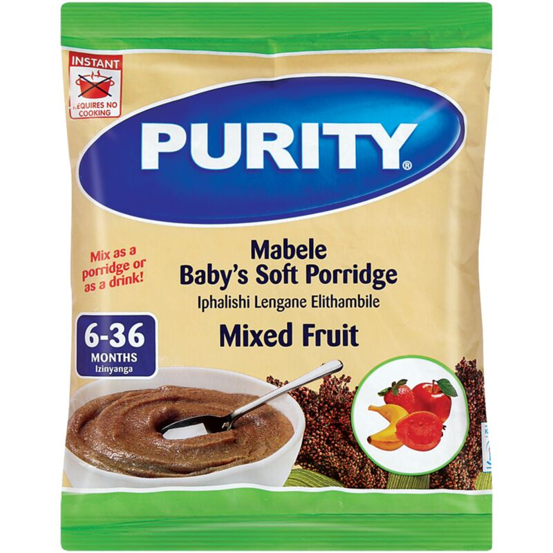 PURITY MABELE MIXED FRUIT CEREAL STAGE 2 – 350G