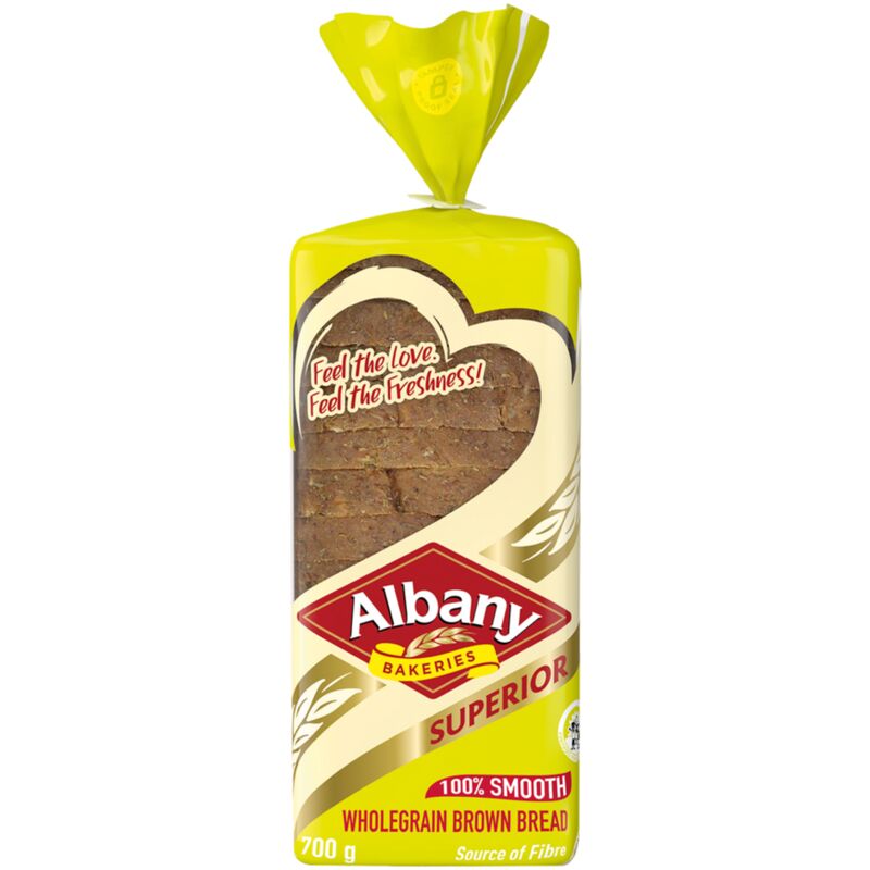 ALBANY BREAD WHOLEGRAIN – 700G