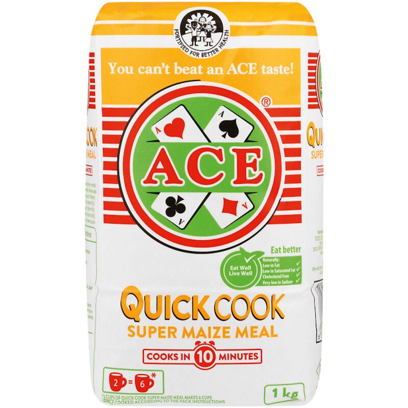 ACE SUPER MAIZE MEAL QUICK COOKING – 1KG