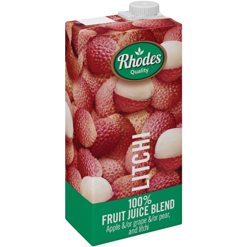 RHODES 100% FRUIT JUICE LITCHI – 1L