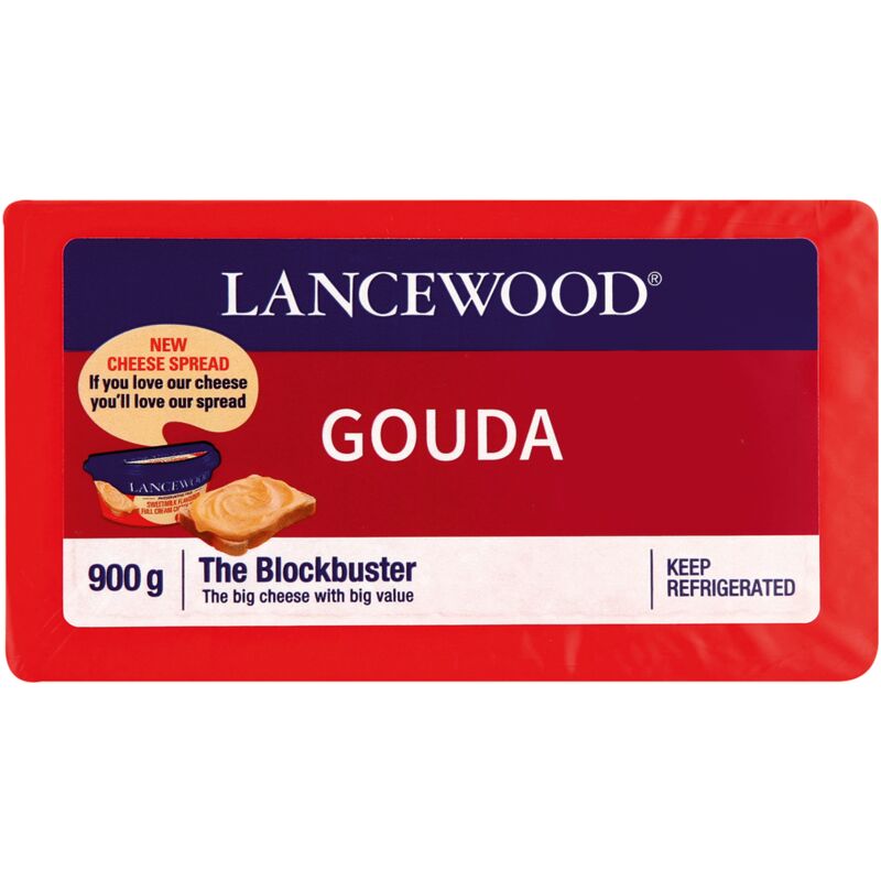 LANCEWOOD CHEESE GOUDA – 900G