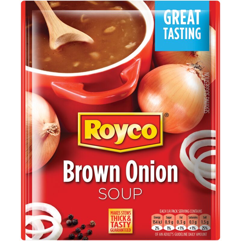 ROYCO SOUP BROWN ONION – 45G