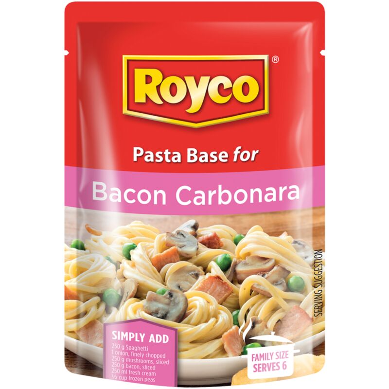 ROYCO PASTA BASE WET BACON CABONAR – 200G